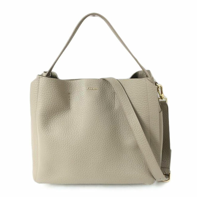 Furla Capriccio Hobo Bag Beige Tan
